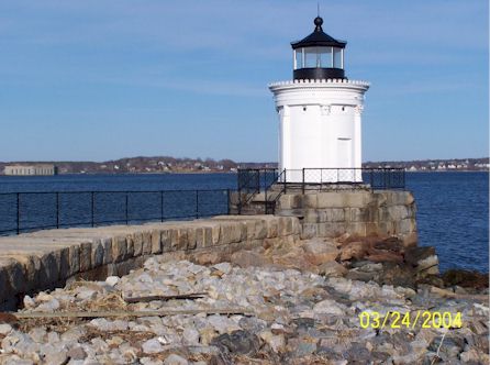 image of Buglight lighthouse, northern end of the Eastern Trail