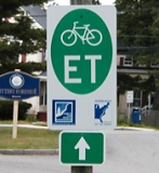 Eastern Trail route sign