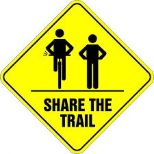 Share the trail sign image