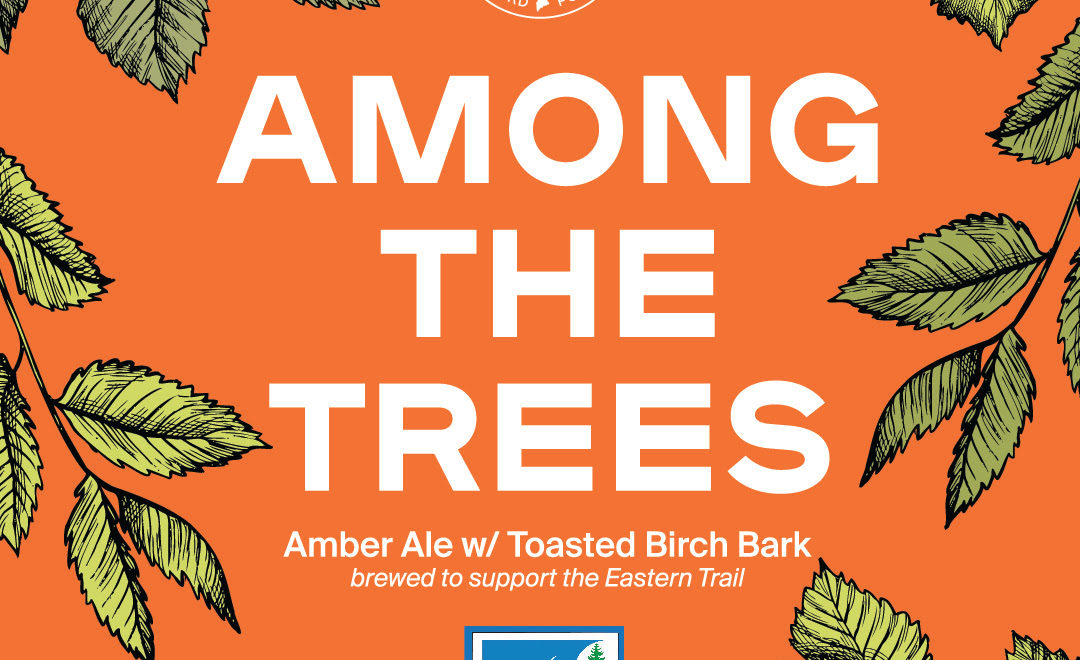 Among the Trees Beer label